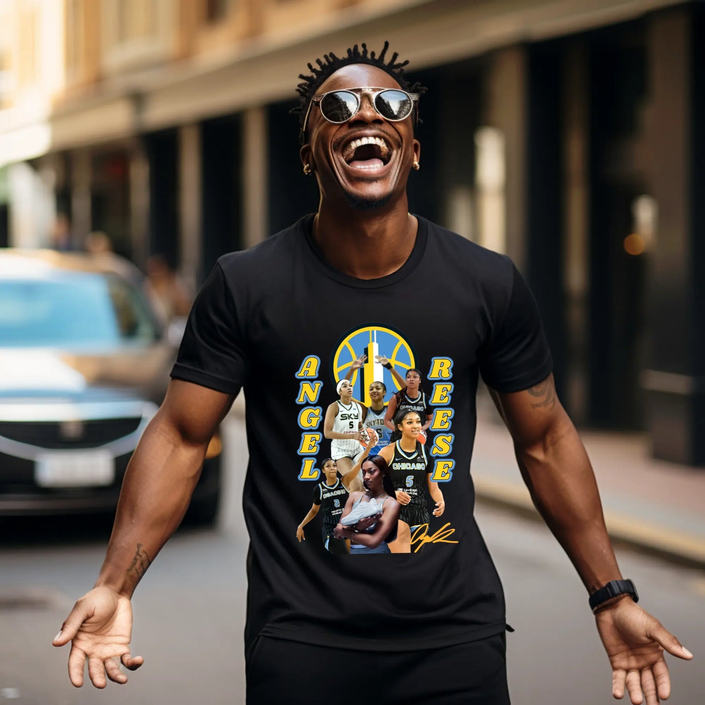 Angel Reese Tribute T-Shirt – Chicago Sky WNBA Fan Shirt | Unisex Sizes for Men, Women & Kids | Basketball Graphic Tee Product vendor