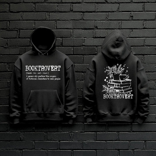 BOOKTROVERT Hoodie | Cozy Book Lover Sweatshirt Product vendor