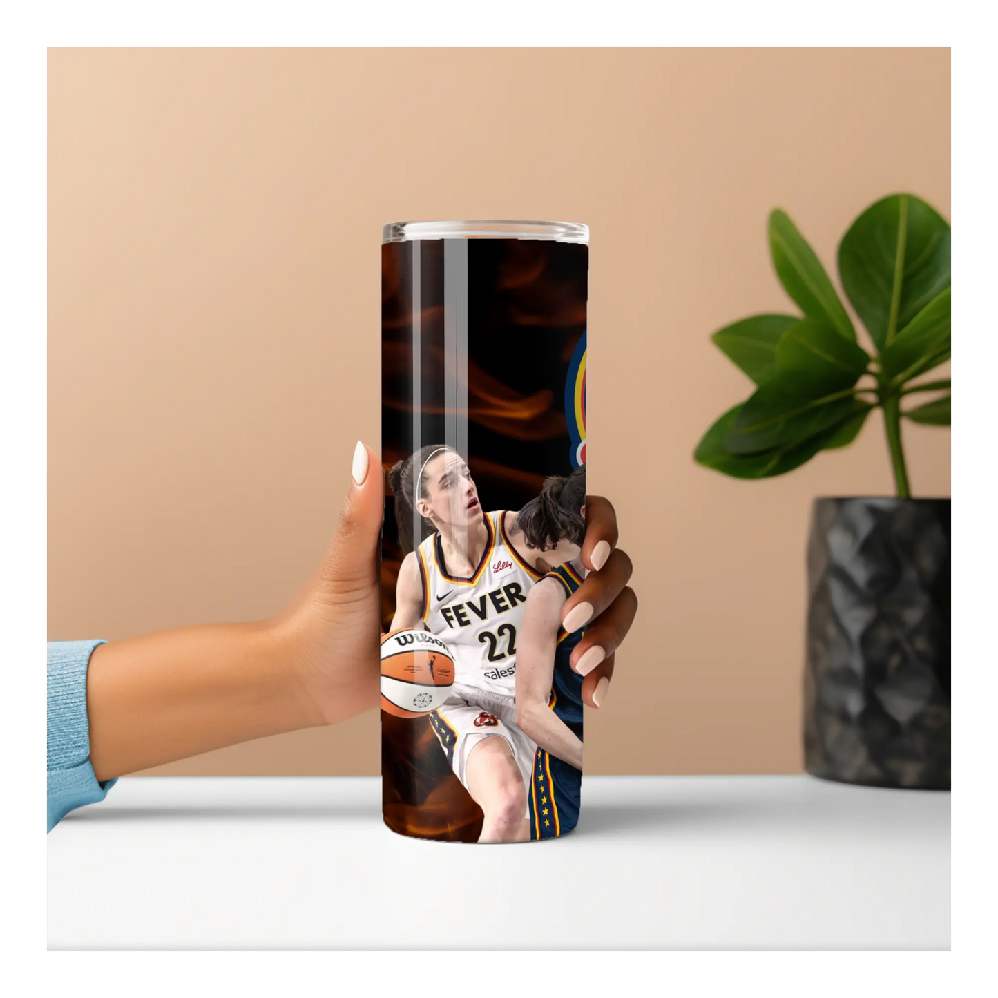 Caitlin Clark Indiana Fever Tumbler – WNBA Basketball Fan Gift, 20oz Stainless Steel Travel Cup Product vendor