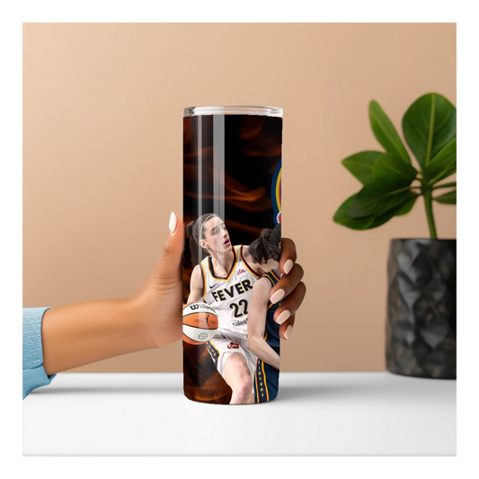 Caitlin Clark Indiana Fever Tumbler – WNBA Basketball Fan Gift, 20oz Stainless Steel Travel Cup Product vendor