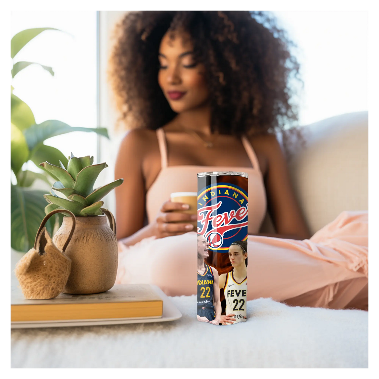 Caitlin Clark Indiana Fever Tumbler – WNBA Basketball Fan Gift, 20oz Stainless Steel Travel Cup Product vendor