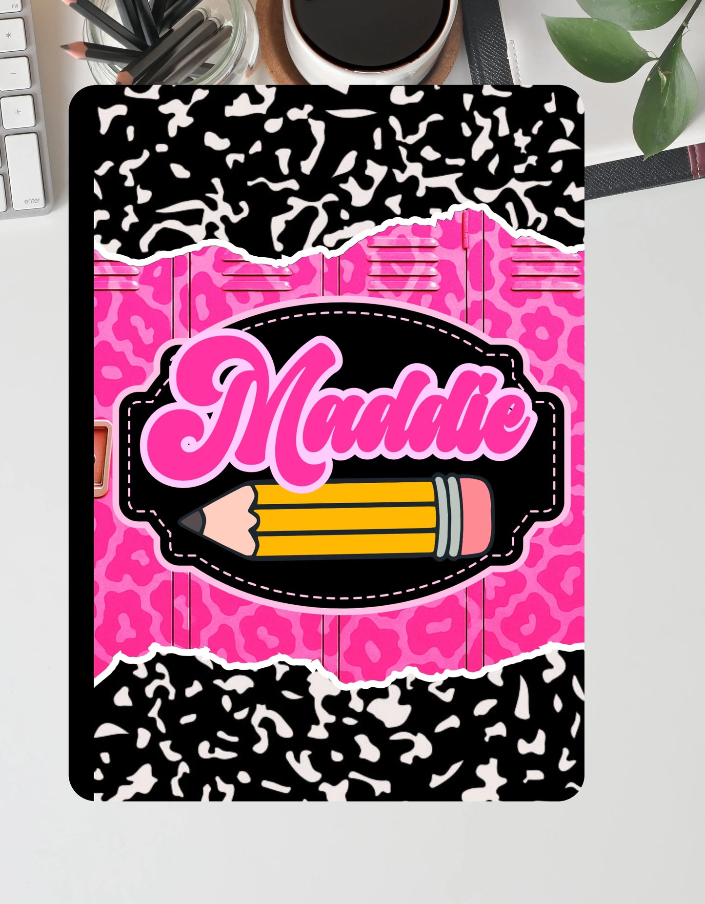 Custom Composition Notebook with Personalized Cover | Trendy Back-to-School Notebooks | Anime, Cheetah, Gamer & Teacher Themes | Printed & Shipped Product vendor