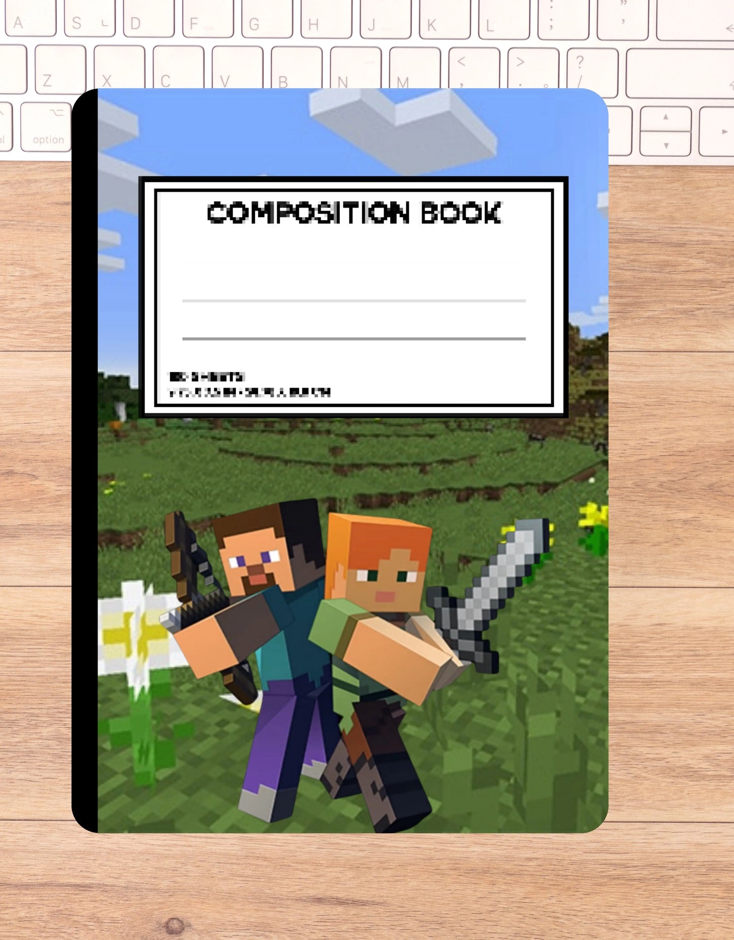 Custom Composition Notebook with Personalized Cover | Trendy Back-to-School Notebooks | Anime, Cheetah, Gamer & Teacher Themes | Printed & Shipped Product vendor