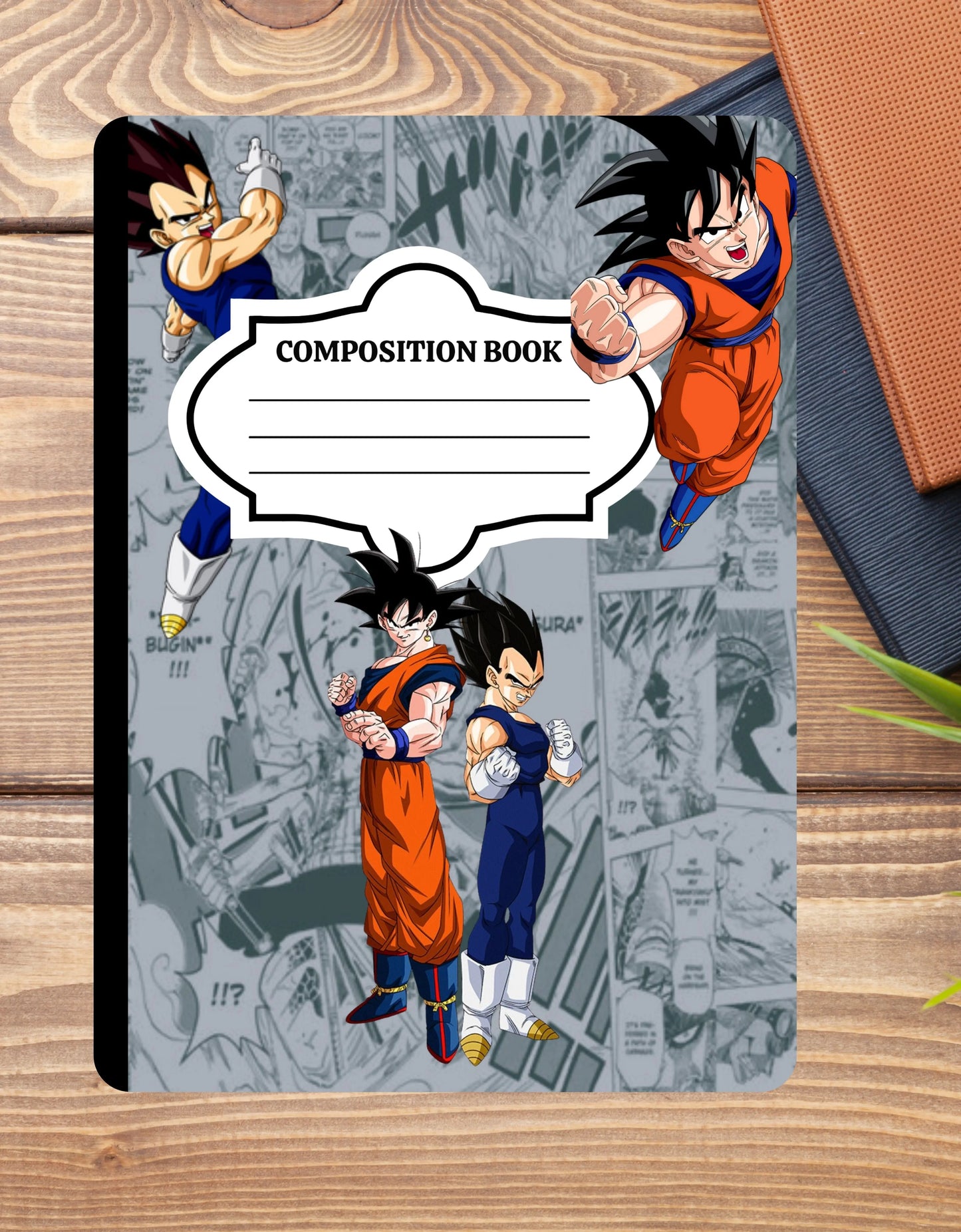 Custom Composition Notebook with Personalized Cover | Trendy Back-to-School Notebooks | Anime, Cheetah, Gamer & Teacher Themes | Printed & Shipped Product vendor