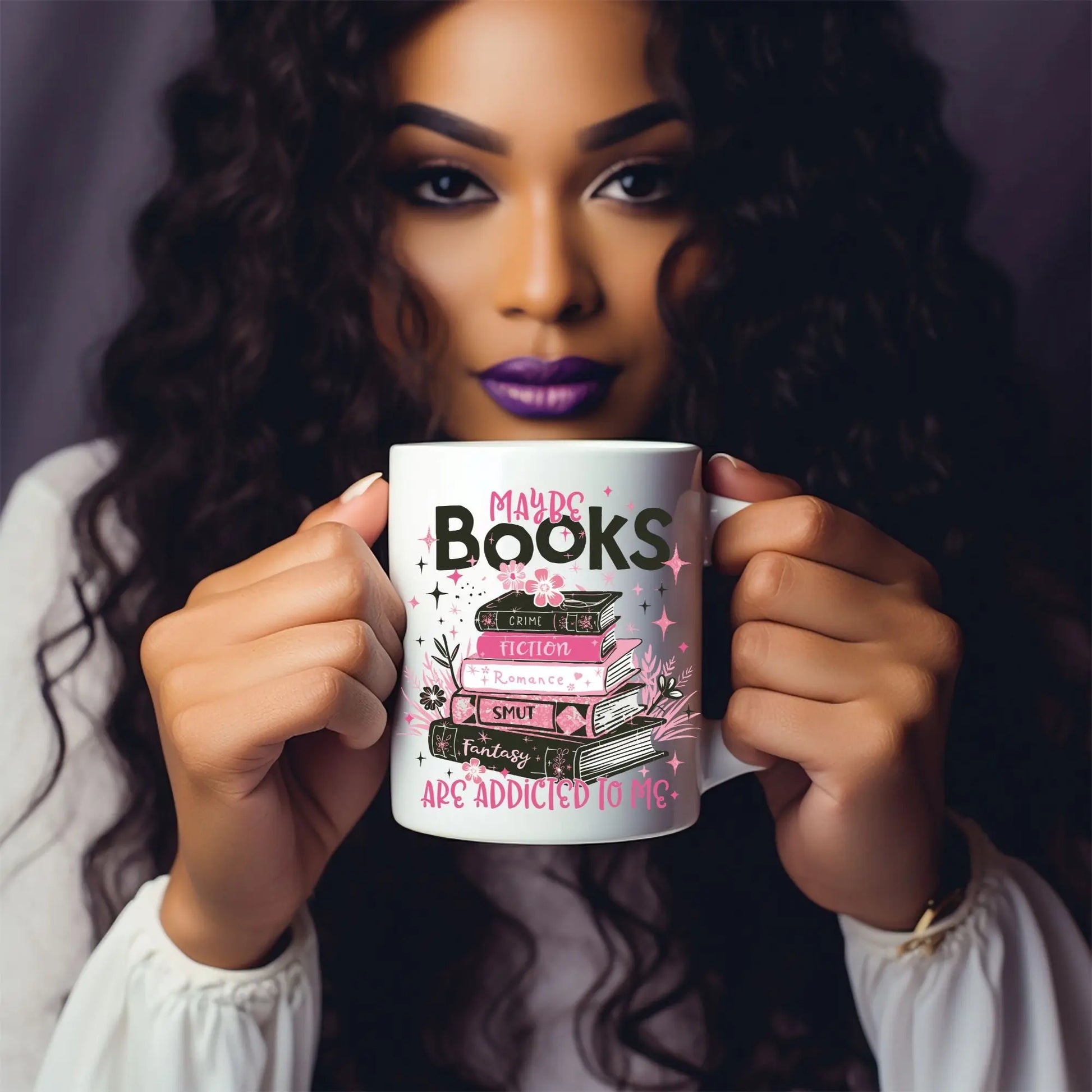 Maybe Books Are Addicted to Me Mug | BookTok Reader Cup Product vendor