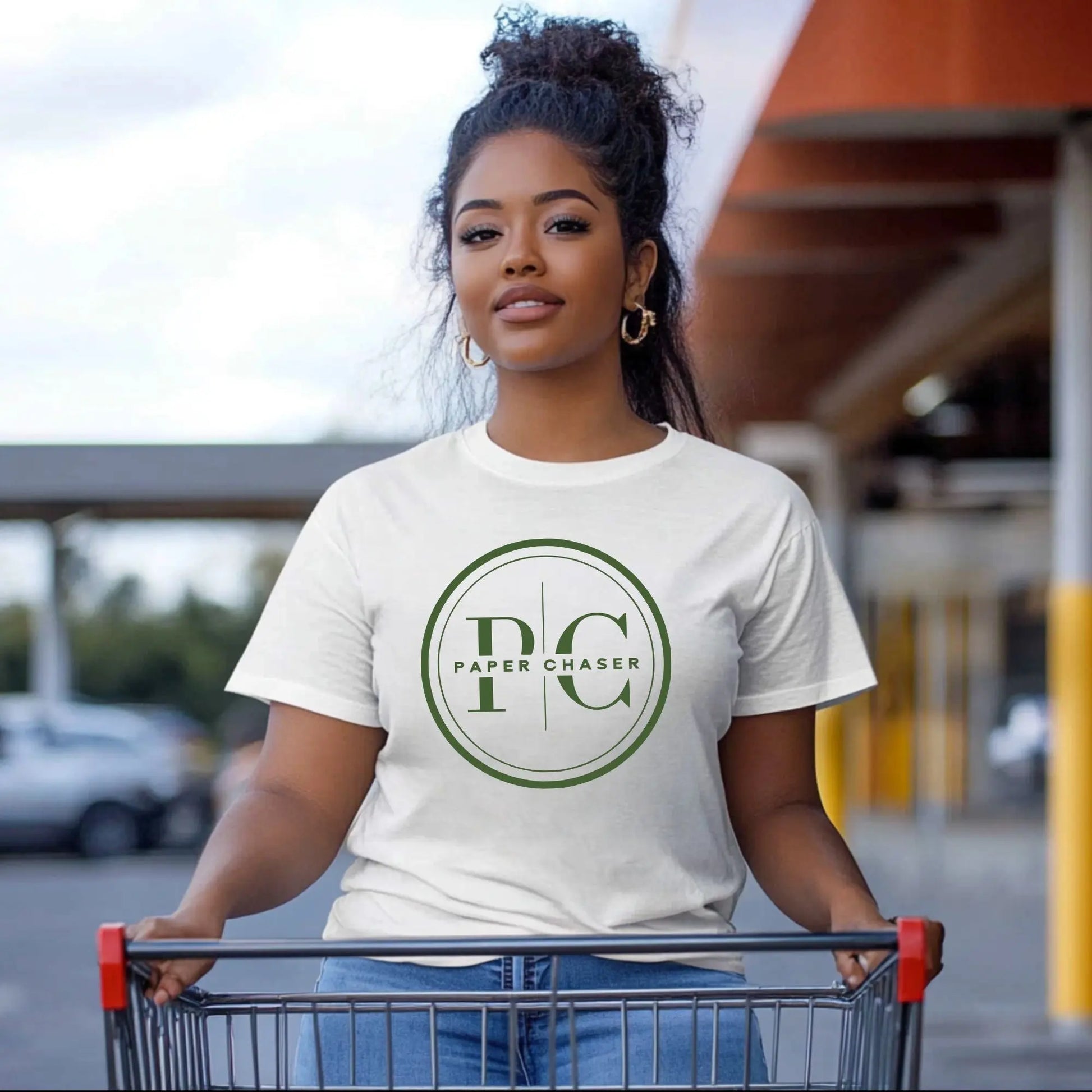 "Paper Chaser" T-Shirt – Hustler Mindset Graphic Tee for Entrepreneurs Branded Kreations Kraft Boutique