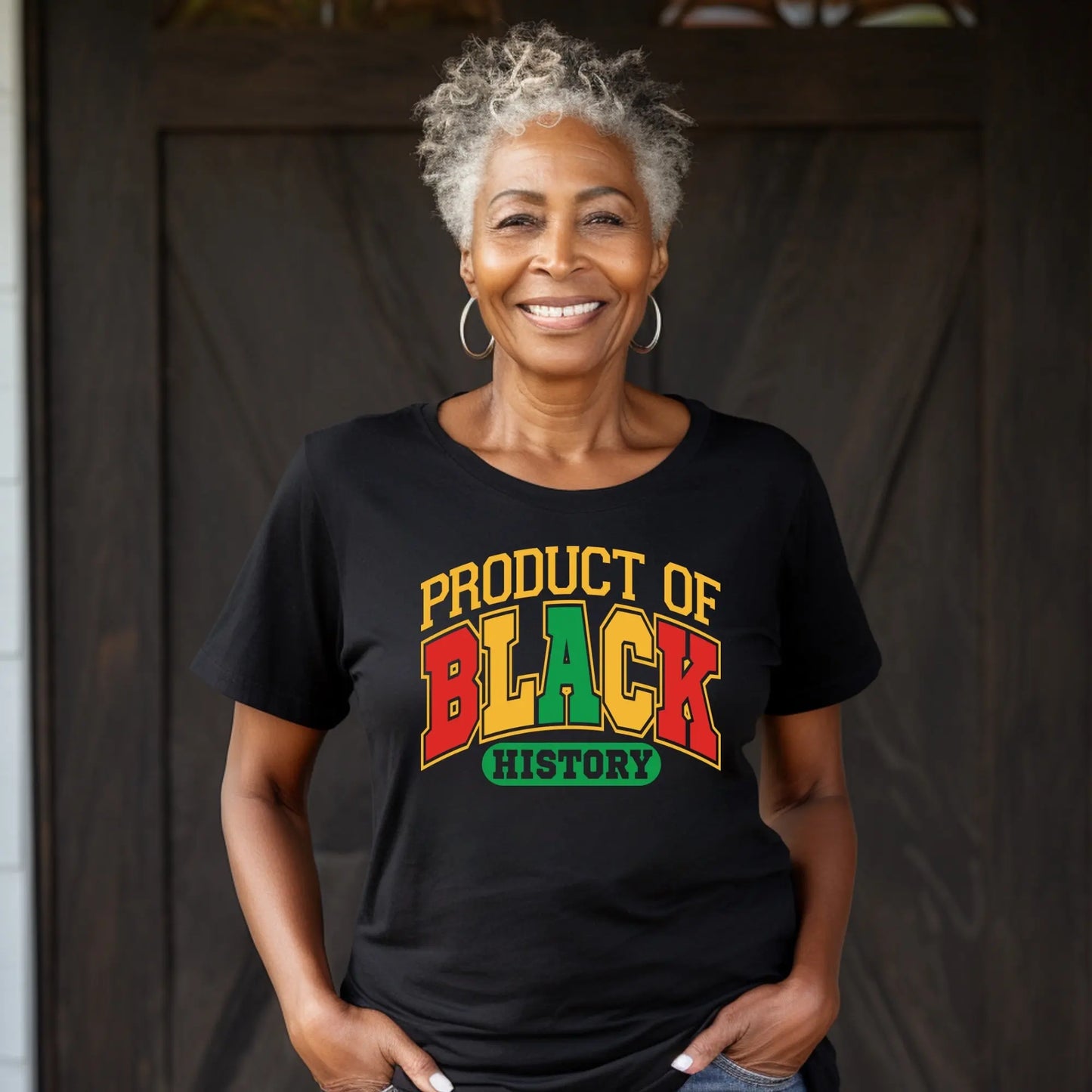Product of Black History T-Shirt – Bold, Afrocentric Pride Tee Branded Kreations Kraft Boutique