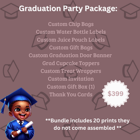 🎓 Graduation Party Package – Fully Customizable!