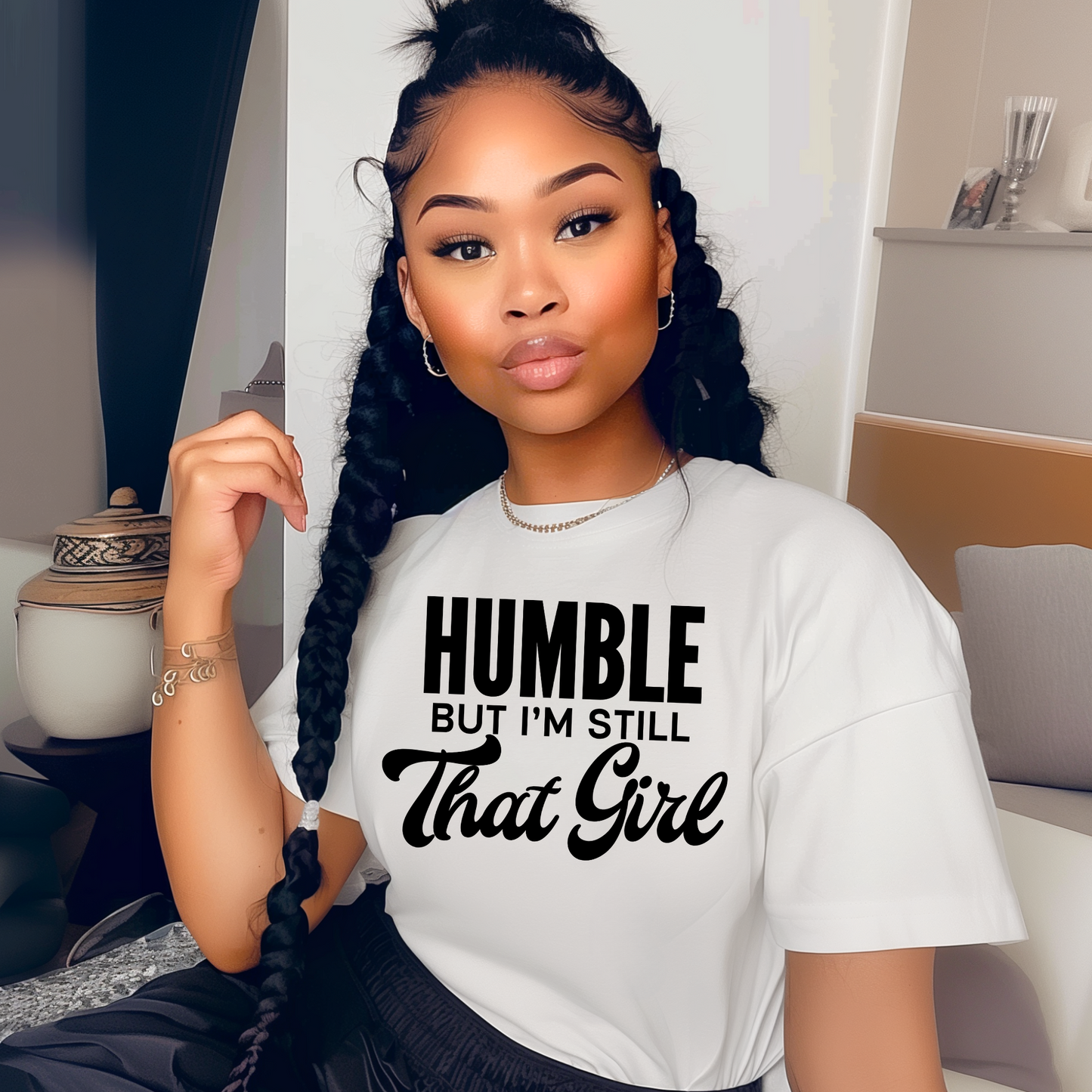 "Humble But I'm Still That Girl" T-Shirt – Confident & Stylish Women's Tee