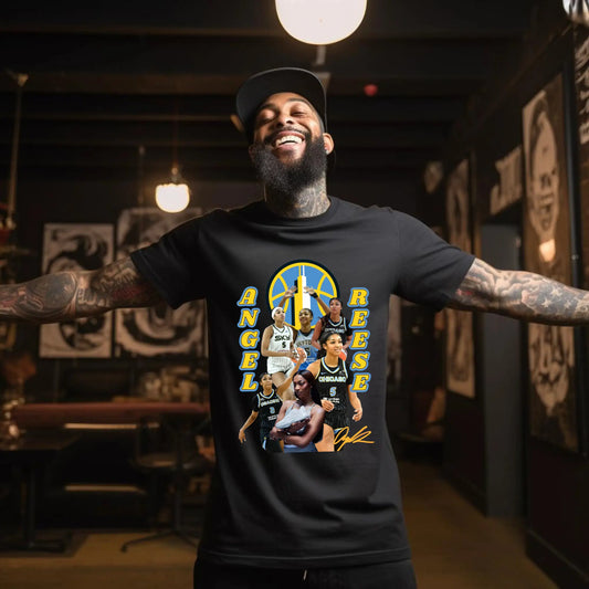 Angel Reese Tribute T-Shirt – Chicago Sky WNBA Fan Shirt | Unisex Sizes for Men, Women & Kids | Basketball Graphic Tee Product vendor