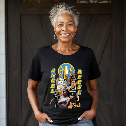 Angel Reese Tribute T-Shirt – Chicago Sky WNBA Fan Shirt | Unisex Sizes for Men, Women & Kids | Basketball Graphic Tee Product vendor