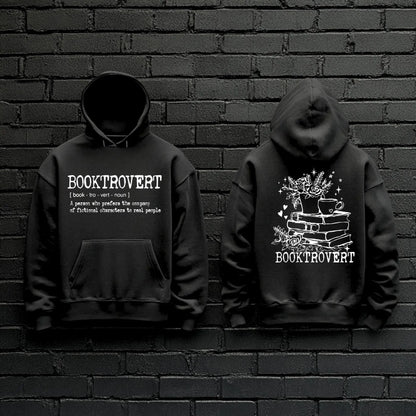 BOOKTROVERT Hoodie | Cozy Book Lover Sweatshirt Product vendor