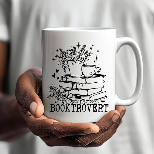 BOOKTROVERT Mug | Introvert Reader Coffee Cup Product vendor