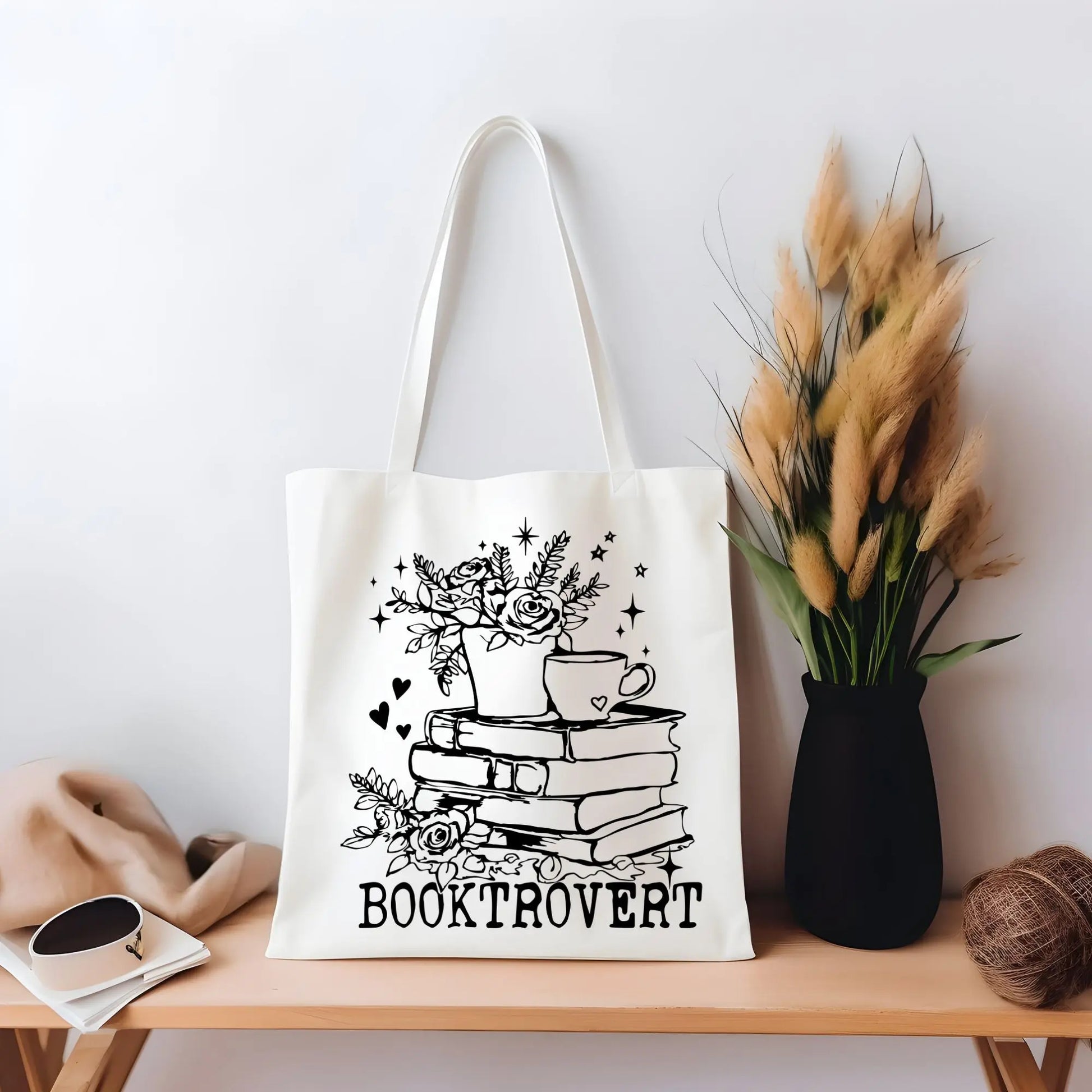 BOOKTROVERT Tote Bag | Introvert Library Bag Product vendor