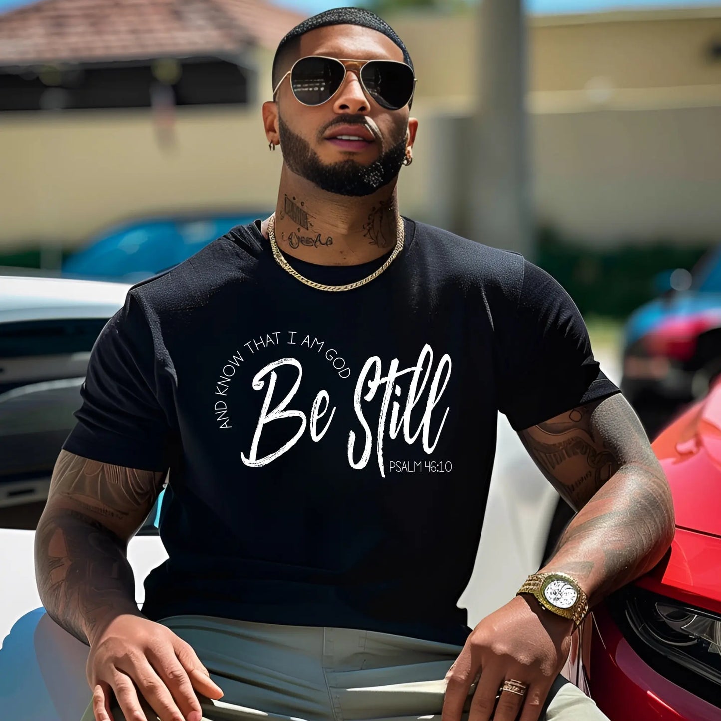 “Be Still & Know - Psalm 46:10 Faith T-Shirt” Product vendor