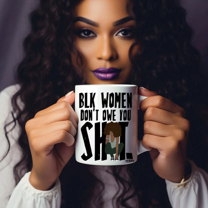 Black Women Empowerment Mug – Bold Afrocentric Statement Coffee Cup Branded Kreations Kraft Boutique
