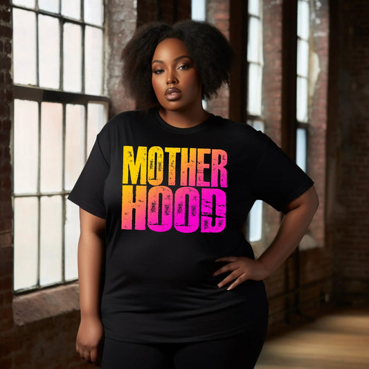 Bold “Motherhood” Graphic T-Shirt – Stylish Mom Life Tee Product vendor