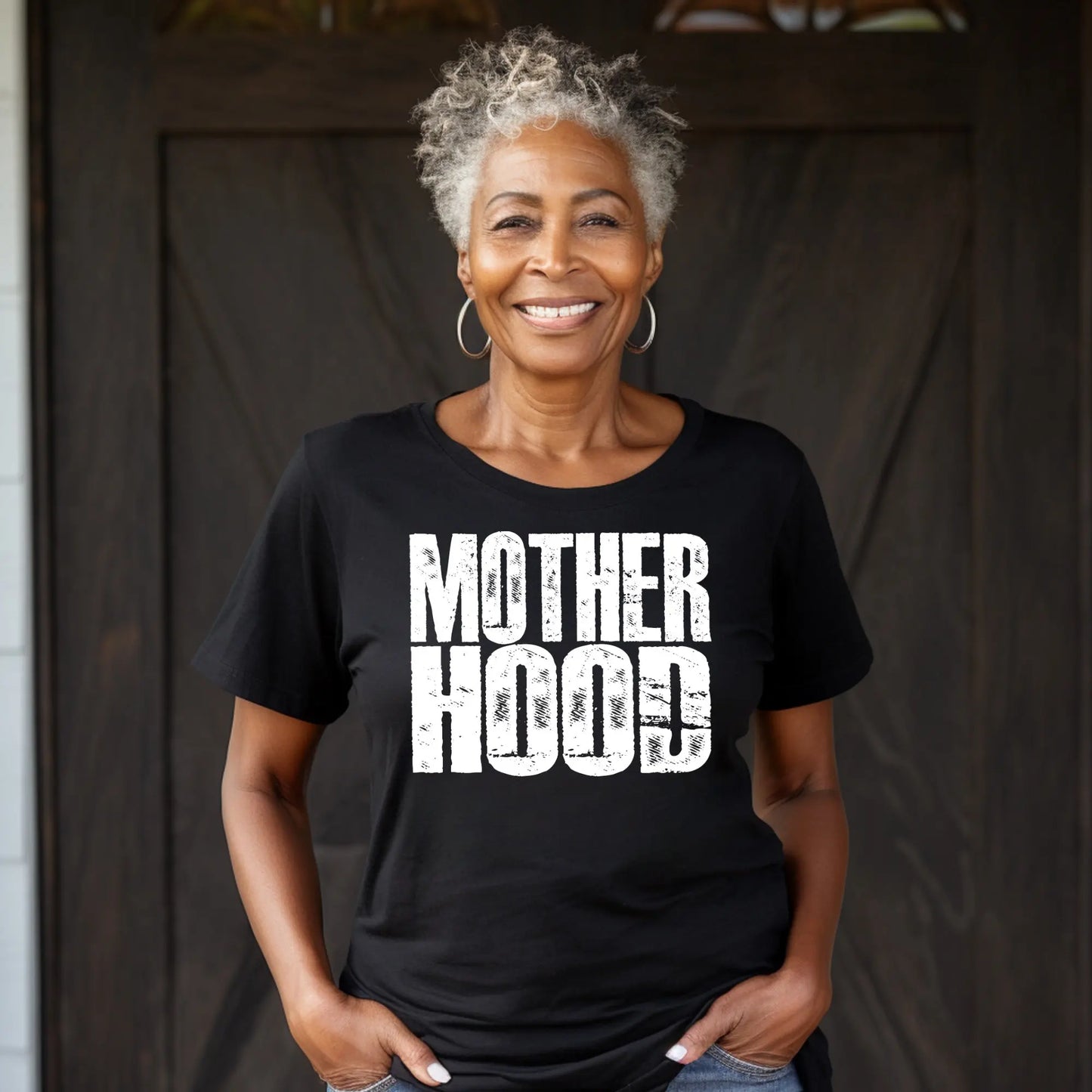 Bold “Motherhood” Graphic T-Shirt – Stylish Mom Life Tee Product vendor