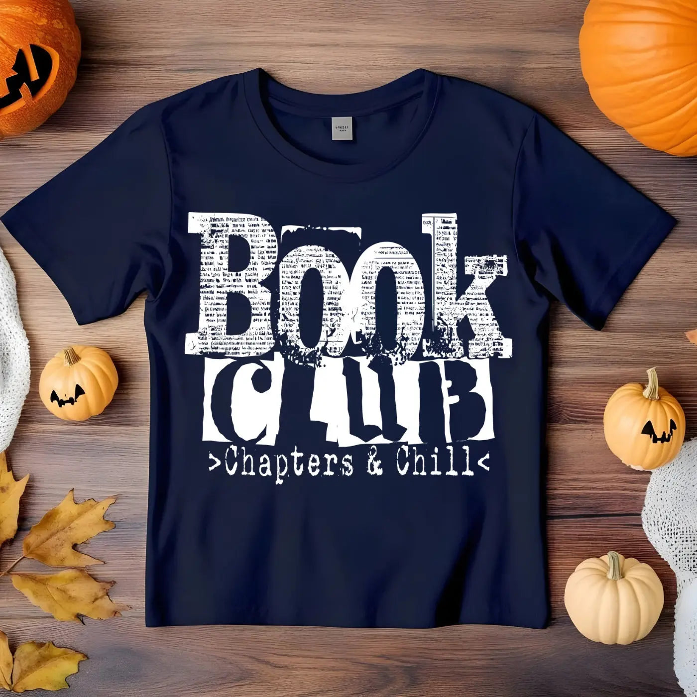 Book Club Chapters & Chill Tee | Book Lover Shirt Product vendor
