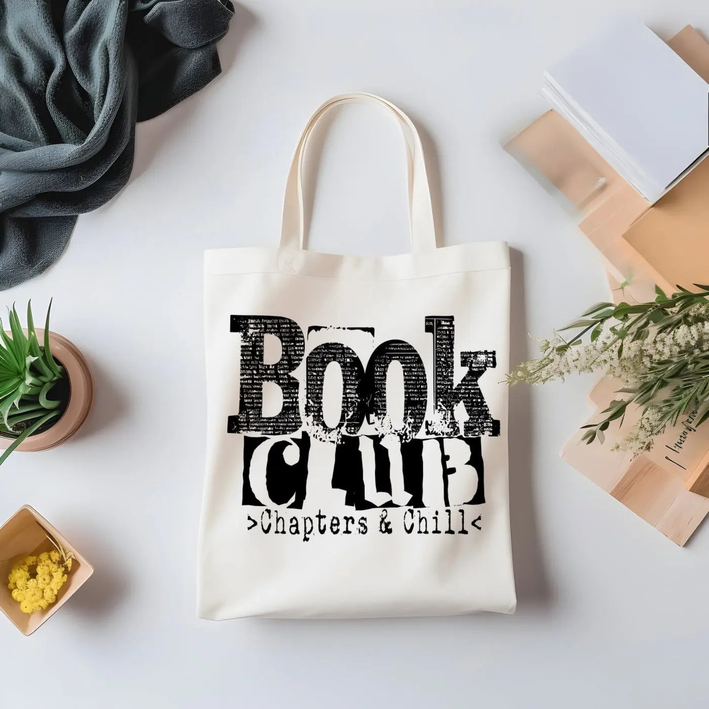 Book Club Tote | Chapters & Chill Library Bag Product vendor