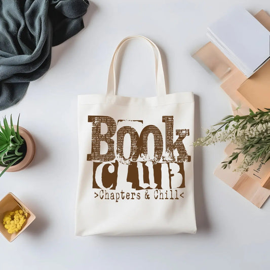 Book Club Tote | Chapters & Chill Library Bag Product vendor