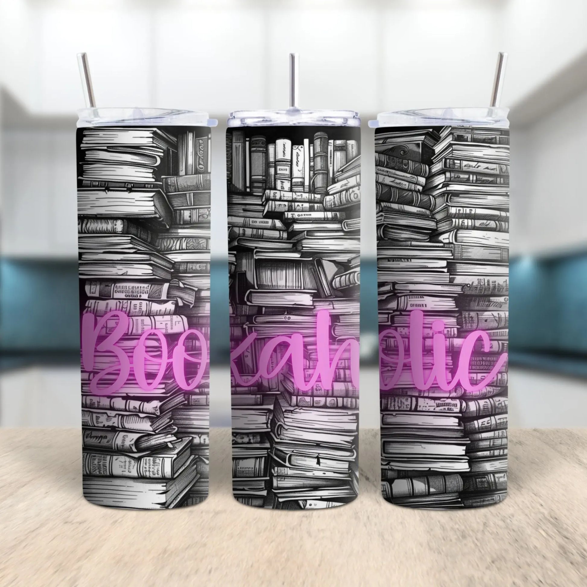 Bookaholic Tumbler | Funny Book Lover Travel Cup Product vendor