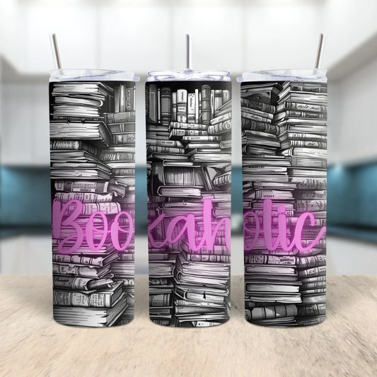 Bookaholic Tumbler | Funny Book Lover Travel Cup Product vendor