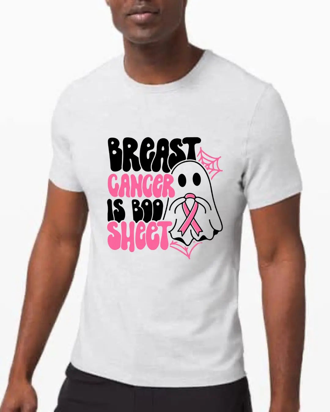 “Breast Cancer Is Boo Sheet” Halloween Awareness Unisex T-Shirt Branded Kreations Kraft Boutique