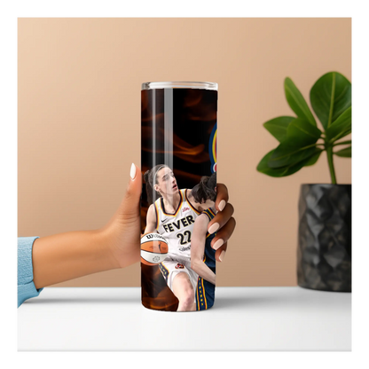 Caitlin Clark Indiana Fever Tumbler – WNBA Basketball Fan Gift, 20oz Stainless Steel Travel Cup Product vendor