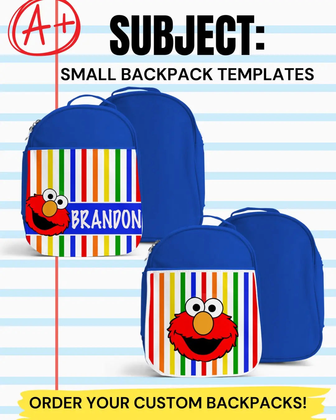 Character Backpacks Branded Kreations Kraft Boutique