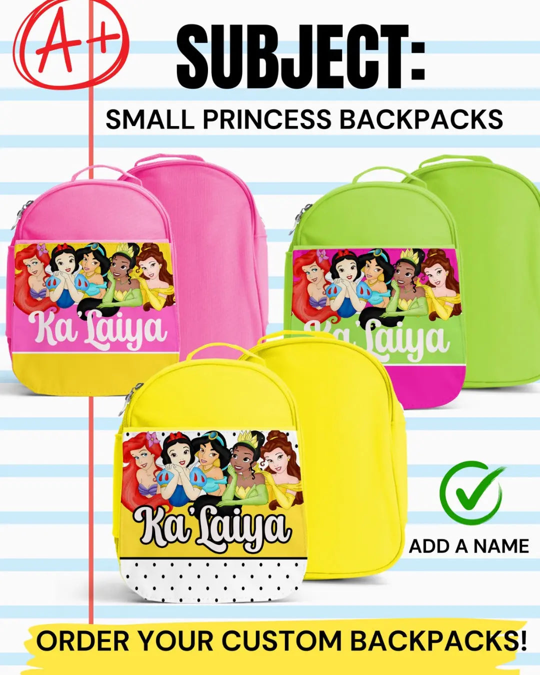 Character Backpacks Branded Kreations Kraft Boutique