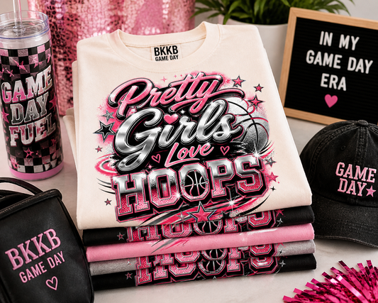 Pretty Girls Love Hoops Graphic Tee
