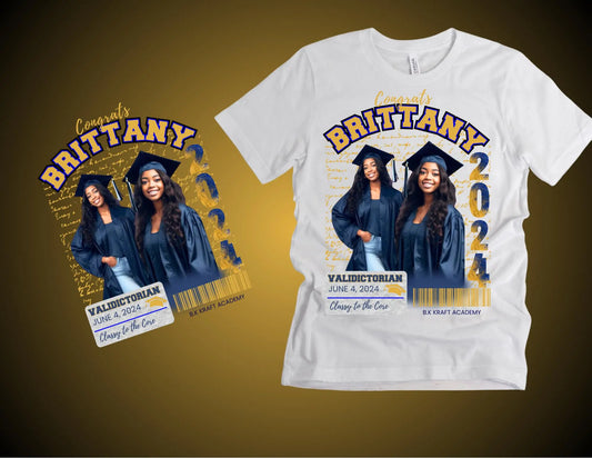 Custom Graduation Tee Branded Kreations Kraft Boutique