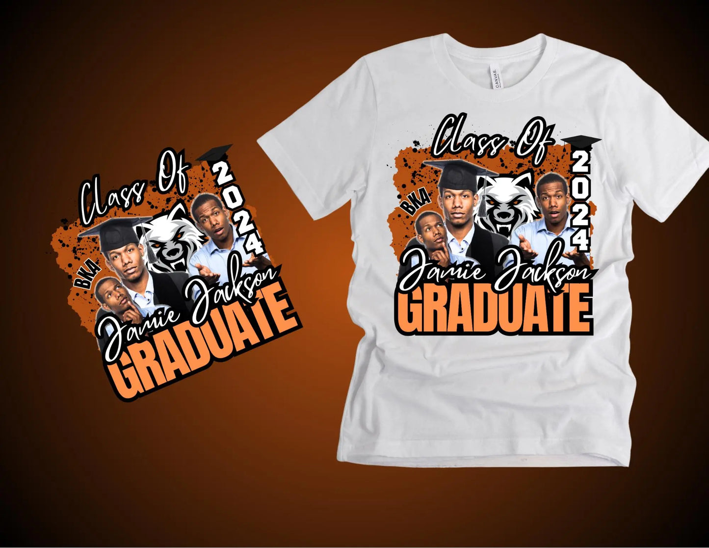 Custom Graduation Tee Branded Kreations Kraft Boutique