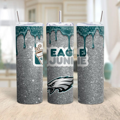 Custom NFL Glitter Tumbler with Straw – Personalized Football Team Cup | Game Day Fan Gift Product vendor