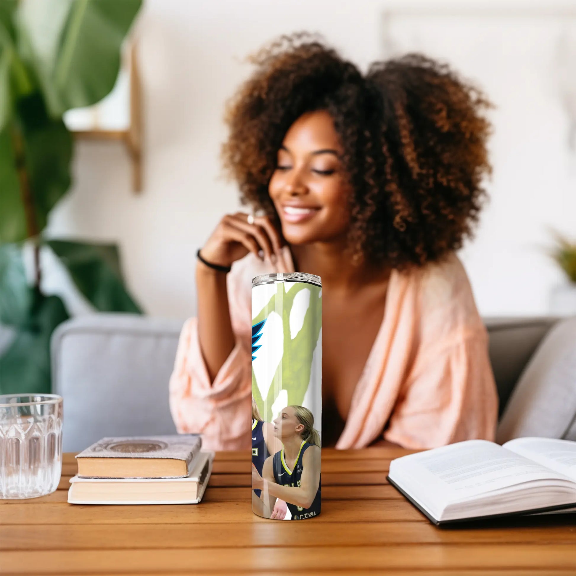 Dallas Wings Tumbler – Paige Bueckers Basketball Cup – 20oz Skinny Tumbler with Straw – WNBA Fan Gift, Sports Drinkware, Custom Wrap Design Product vendor