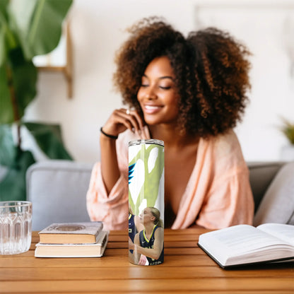 Dallas Wings Tumbler – Paige Bueckers Basketball Cup – 20oz Skinny Tumbler with Straw – WNBA Fan Gift, Sports Drinkware, Custom Wrap Design Product vendor