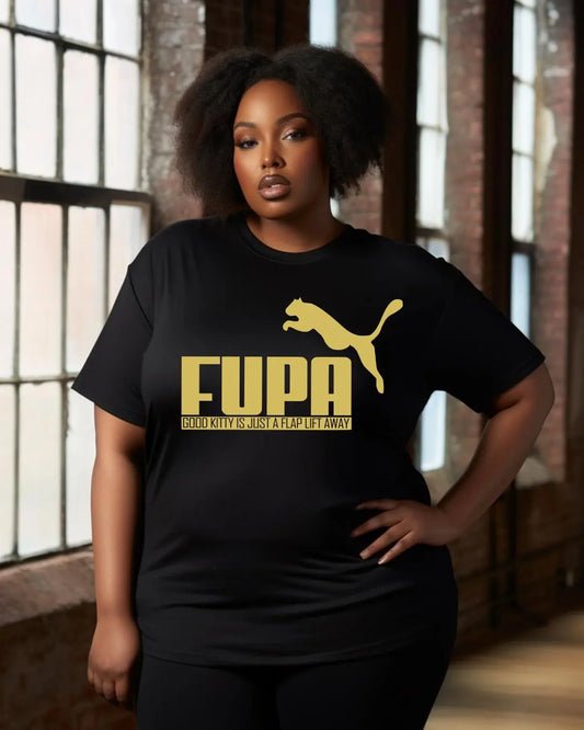 FUPA Cat Parody T-Shirt – Bold Humor for the Fearlessly Fabulous Branded Kreations Kraft Boutique