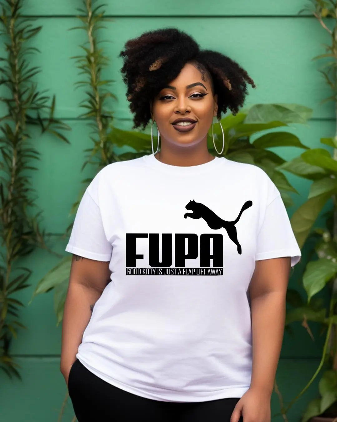 FUPA Cat Parody T-Shirt – Bold Humor for the Fearlessly Fabulous Branded Kreations Kraft Boutique