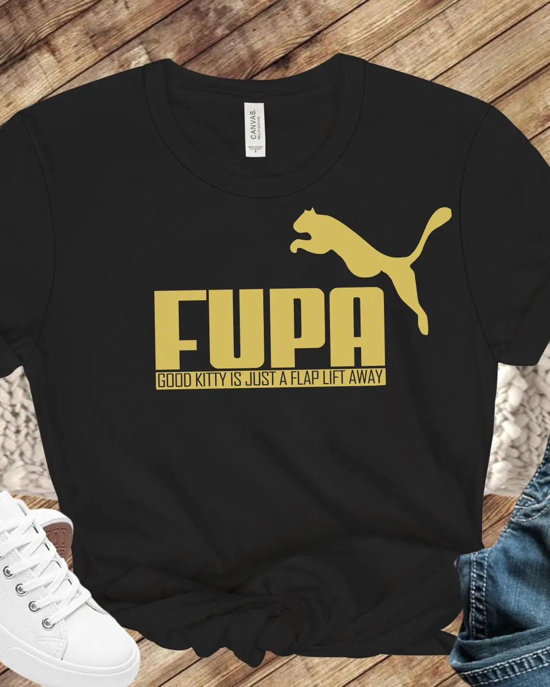 FUPA Cat Parody T-Shirt – Bold Humor for the Fearlessly Fabulous Branded Kreations Kraft Boutique