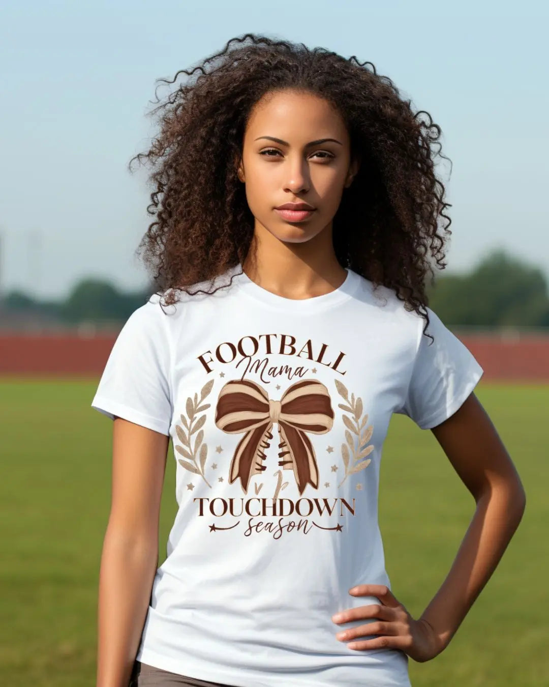 Football Mama Tee Branded Kreations Kraft Boutique