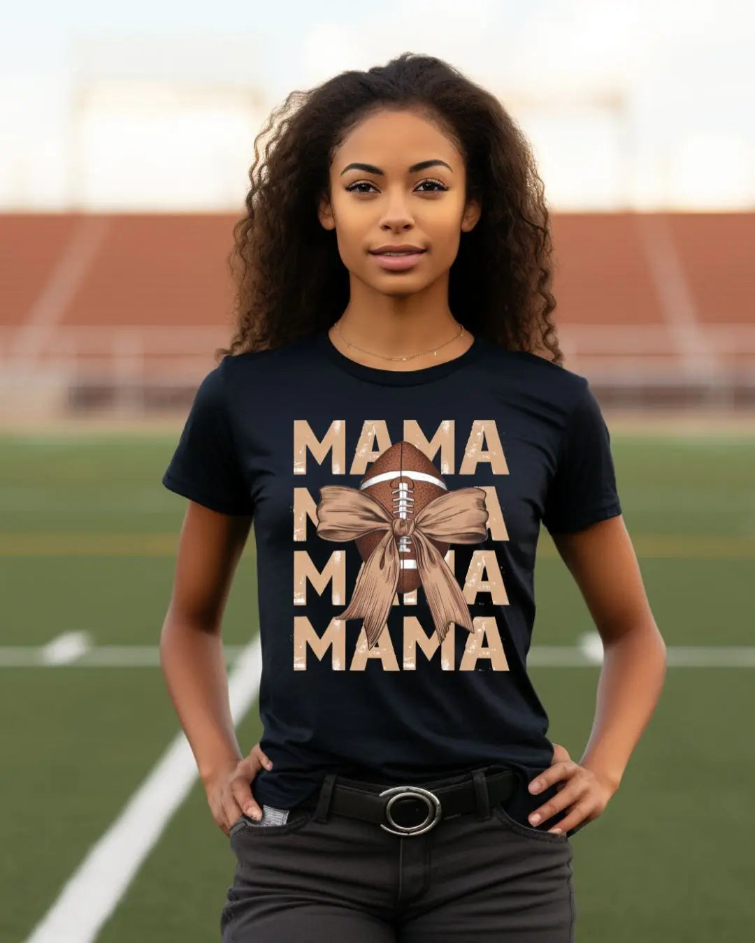 Football Mama Tee Branded Kreations Kraft Boutique