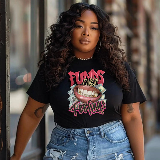 Funds Over Feelings Graphic T-Shirt – Bold Urban Hustle Tee Product vendor