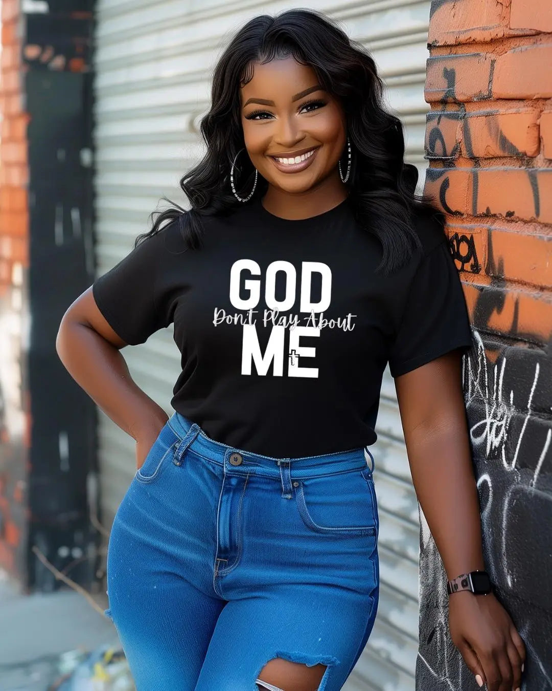 “God Don’t Play About Me” Faith Tee Branded Kreations Kraft Boutique