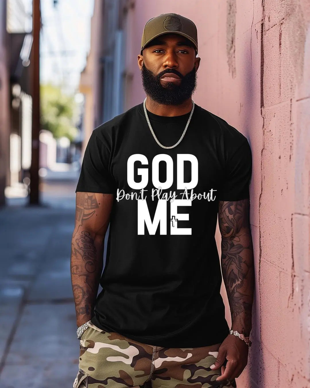 “God Don’t Play About Me” Faith Tee Branded Kreations Kraft Boutique