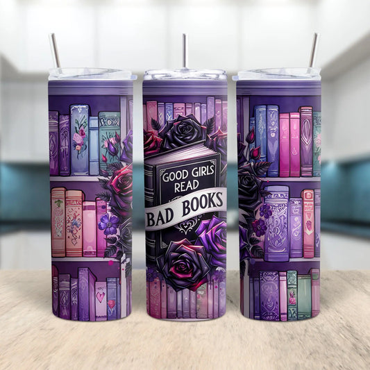 Good Girls Read Bad Books Tumbler | Romance BookTok Cup Product vendor