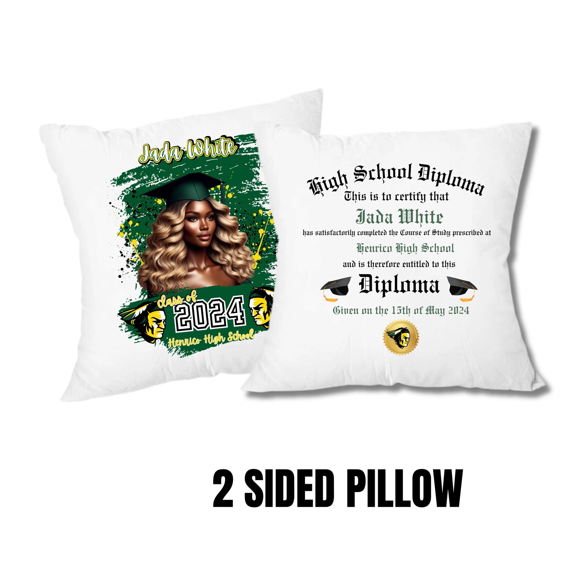 Graduation Pillow Branded Kreations Kraft Boutique