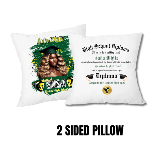 Graduation Pillow Branded Kreations Kraft Boutique