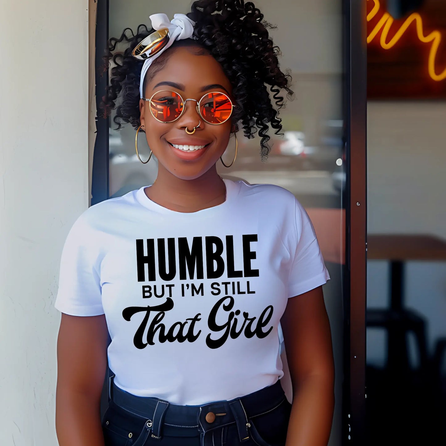 "Humble But I'm Still That Girl" T-Shirt – Confident & Stylish Women's Tee Branded Kreations Kraft Boutique