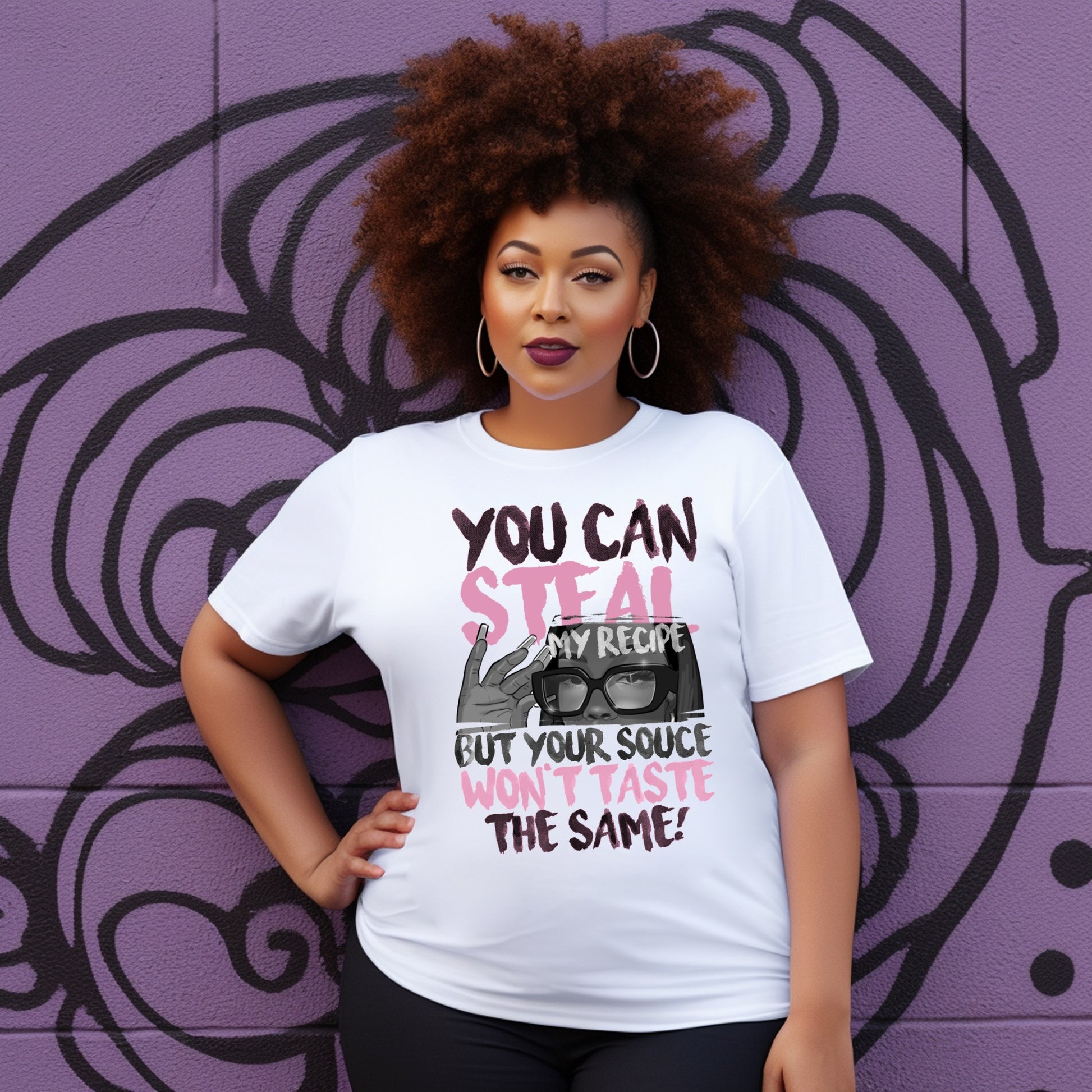 “You Can Steal My Recipe” Funny T-Shirt for Bold Personalities Branded Kreations Kraft Boutique